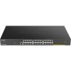 D-Link DGS-1250-28XMP/E 24-port Gigabit PoE Smart Managed Switch with 4x 10G SFP+ ports, 370Watts DGS-1250-28XMP/E D-Link DGS-1250-28XMP/E 24-port Gigabit PoE Smart Managed Switch with 4x 10G SFP+ ports, 370Watts DGS-1250-28XMP/E