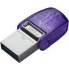 USB flashdisk Kingston DataTraveler microDuo 3C 128GB (DTDUO3CG3/128GB) fialový