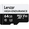 Lexar 64GB Lexar® High-Endurance microSDHC/microSDXC™ UHS-I cards,up to 100MB/s read, 35MB/s Write, C10 A1 V30 U3 LMSHGED064G-BCNNG Lexar 64GB Lexar® High-Endurance microSDHC/microSDXC™ UHS-I cards,up to 100MB/s read, 35MB/s Write, C10 A1 V30 U3 LMSHGED064G-BCNNG