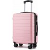 Konofactory Ružový elegantný príručný plastový kufor „Hawai“ - M (35l) Konofactory Ružový elegantný príručný plastový kufor „Hawai“ - M (35l)