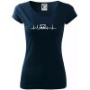 Mýval EKG - Dámske tričko Pure - XL ( Tmavomodrá (veľmi tmavá - skoro čierna) ) Mýval EKG - Dámske tričko Pure - XL ( Tmavomodrá (veľmi tmavá - skoro čierna) )
