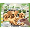 Kreatívny set na maľovanie A3 - psíky (maľovanie podľa čísel) Kreatívny set na maľovanie A3 - psíky (maľovanie podľa čísel)