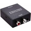 Převodník PremiumCord z analogového signálu 2xCINCH na digitální SPDIF a optický Toslink kjtosred05 Převodník PremiumCord z analogového signálu 2xCINCH na digitální SPDIF a optický Toslink kjtosred05