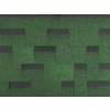 Modifikovaný asfaltový šindel Guttatec Topglass Irregular, zelená Modifikovaný asfaltový šindel Guttatec Topglass Irregular, zelená