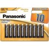 PANASONIC Alkalické baterie Alkaline Power LR6APB/10BW AA 1,5V (Blistr 10ks) PANASONIC Alkalické baterie Alkaline Power LR6APB/10BW AA 1,5V (Blistr 10ks)