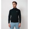 Pánsky pletený kardigán s celozapínacím zipsom - black , XL Pánsky pletený kardigán s celozapínacím zipsom - black , XL
