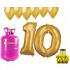 HeliumKing Hélium párty set na 10. narodeniny so zlatými balónmi HeliumKing Hélium párty set na 10. narodeniny so zlatými balónmi