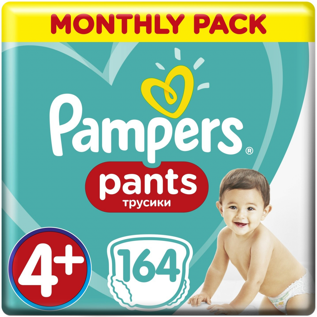 Pampers Active baby Pants 4+ 164 ks
