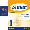 Sunar Complex 1 počiatočné dojčenské mlieko, 6× 600 g Sunar Complex 1 počiatočné dojčenské mlieko, 6× 600 g