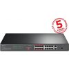 TP-Link TL-SG1218P 16-Port 10/100Mbps + 2-Port Gigabit Rackmount Switch with 16-Port PoE+ TP-Link TL-SG1218P 16-Port 10/100Mbps + 2-Port Gigabit Rackmount Switch with 16-Port PoE+