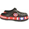 detské čierne crocsy STAR