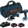 Bosch - 18V AKU súprava vŕtačky s príklepom GSB 18V-65 a uhlovej brúsky GWS 18V-8, 2x aku 4,0 Ah Li-Ion, nabíjačka 0615A5008Z Bosch - 18V AKU súprava vŕtačky s príklepom GSB 18V-65 a uhlovej brúsky GWS 18V-8, 2x aku 4,0 Ah Li-Ion, nabíjačka 0615A5008Z