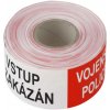Červeno-biela vytyčovacia páska VOJENSKÁ POLÍCIA - VSTUP ZAKÁZANÝ - dĺžka 500 m, šírka 7,5 cm Červeno-biela vytyčovacia páska VOJENSKÁ POLÍCIA - VSTUP ZAKÁZANÝ - dĺžka 500 m, šírka 7,5 cm