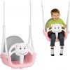 RicoKids Teddy Bear Swing 3v1 ružovo-sivá