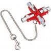 Knipex univerzálny kľúč na rozvodné skrine 90 mm 00 11 06 Knipex univerzálny kľúč na rozvodné skrine 90 mm 00 11 06