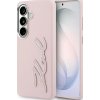 Case Karl Lagerfeld Grained Signature Metal Resin Logo for Samsung Galaxy S26 pink (KLHCS26SPGFKSRSP) Case Karl Lagerfeld Grained Signature Metal Resin Logo for Samsung Galaxy S26 pink (KLHCS26SPGFKSRSP)