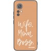 Picasee silikonový černý obal pro Xiaomi 12X - Boss Mama Picasee silikonový černý obal pro Xiaomi 12X - Boss Mama
