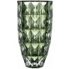 CRYSTALITE BOHEMIA KRIŠTÁĽOVÁ VÁZA BOHEMIA DIAMOND SMOKEY GREEN 280 MM CRYSTALITE BOHEMIA KRIŠTÁĽOVÁ VÁZA BOHEMIA DIAMOND SMOKEY GREEN 280 MM
