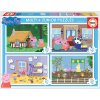 EDUCA Puzzle Prasiatko Peppa 4v1 (20,40,60,80 dielikov) EDUCA Puzzle Prasiatko Peppa 4v1 (20,40,60,80 dielikov)