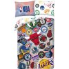 Halantex Obojstranné obliečky z mikrovlákna NBA motív TOP Teams zapínanie na zips 140x200 70x90 Halantex Obojstranné obliečky z mikrovlákna NBA motív TOP Teams zapínanie na zips 140x200 70x90
