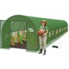 GARDEN LINE Záhradný fóliovník 10-segmentový, záhradný polytunel 10 × 5 × 2 m s krídlovými dverami TUN5108 GARDEN LINE Záhradný fóliovník 10-segmentový, záhradný polytunel 10 × 5 × 2 m s krídlovými dverami TUN5108