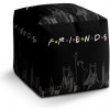 Sablio Taburet Cube Seriál Priatelia FRIENDS Obrysy - 40x40x40 cm Sablio Taburet Cube Seriál Priatelia FRIENDS Obrysy - 40x40x40 cm