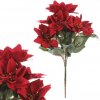 Umelá kytica Vianočná ruža, 7 kvetov, červená, 43 cm Umelá kytica Vianočná ruža, 7 kvetov, červená, 43 cm