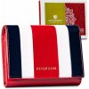 Peterson PTN PL-445 MULTI červená dámska kožená peňaženka 14 x 11,5 x 3 cm Peterson PTN PL-445 MULTI červená dámska kožená peňaženka 14 x 11,5 x 3 cm