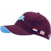 FOSTEX čiapka baseball PEGASUS s vlajkami po obvode VÍNOVÁ FOSTEX čiapka baseball PEGASUS s vlajkami po obvode VÍNOVÁ