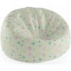 Sablio Sedací vak Cocoon Srdiečka a špirály - 75 x 45 x 35 cm Sablio Sedací vak Cocoon Srdiečka a špirály - 75 x 45 x 35 cm