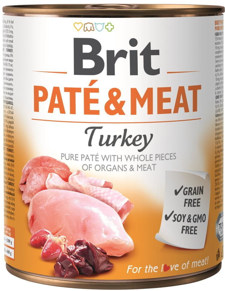 Brit Paté & Meat Turkey 6 x 0,8 kg