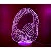 Beling 3D lampa, Slúchadlá do uší, 7 farebná S45 Beling 3D lampa, Slúchadlá do uší, 7 farebná S45