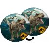 JERRY FABRICS Mikroplyšový vankúšik Jurský svet Dominion Polyester, priemer 40 cm JERRY FABRICS Mikroplyšový vankúšik Jurský svet Dominion Polyester, priemer 40 cm