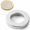 SOLLAU Neodymový magnet medzikružie D 40/23 mm, H 6 mm, N38, ponikelovaný SOLLAU Neodymový magnet medzikružie D 40/23 mm, H 6 mm, N38, ponikelovaný