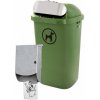 MEVA-TEC Odpadkový koš na psí exkrementy se zásobníkem 50 l. MEVA-TEC Odpadkový koš na psí exkrementy se zásobníkem 50 l.