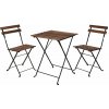 PROGARDEN Záhradný nábytok BISTRO skladací súprava 3 ks KO-VN3000010 PROGARDEN Záhradný nábytok BISTRO skladací súprava 3 ks KO-VN3000010