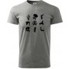Röntgen - ikony - Klasické pánske tričko vyššej gramáže - XS ( Tmavosivý melír ) Röntgen - ikony - Klasické pánske tričko vyššej gramáže - XS ( Tmavosivý melír )