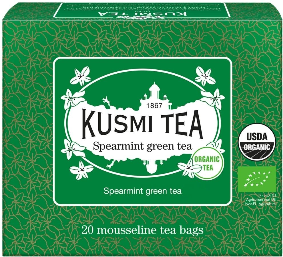 Kusmi Tea Spearmint green tea 20 sáčků 40 g