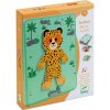 Magnetické puzzle zvieratká Safari, skladačka magnety časti tela Djeco Magnetické puzzle zvieratká Safari, skladačka magnety časti tela Djeco