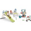 Set šmykľavka s dvojitou vlnou a zeleninový stánok s vozíkom Toboggan Life Smoby dĺžka šmyku 200 cm s vodotryskom a stolík s dvoma stoličkami KidChair Set šmykľavka s dvojitou vlnou a zeleninový stánok s vozíkom Toboggan Life Smoby dĺžka šmyku 200 cm s vodotryskom a stolík s dvoma stoličkami KidChair