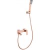 Imex BDP048-4ORC PISA nástenná vaňová batéria + sprchový set kartáčované ružové zlato Imex BDP048-4ORC PISA nástenná vaňová batéria + sprchový set kartáčované ružové zlato