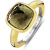 Prsteň TI SENTO s hnedým krištáľom pozlátený 12351KA 50 Prsteň TI SENTO s hnedým krištáľom pozlátený 12351KA 50