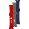 3x set silikónových remienkov FIXED Silicone Strap pre Apple Watch 42/44/45/46/49mm v rôznych farbách, variácia 3 3x set silikónových remienkov FIXED Silicone Strap pre Apple Watch 42/44/45/46/49mm v rôznych farbách, variácia 3