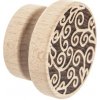Orion Drevená pečiatka na cesto / motív stonky / O 5,5 cm / bukové drevo Orion Drevená pečiatka na cesto / motív stonky / O 5,5 cm / bukové drevo