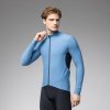 ALÉ Cyklistický dres s dlhým rukávom zimný - KLIMATIK K-IDRO - svetlo modrá 2XL ALÉ Cyklistický dres s dlhým rukávom zimný - KLIMATIK K-IDRO - svetlo modrá 2XL