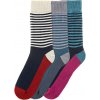 Funky Steps 3 PACK - pánske ponožky FSB414 Funky Steps 3 PACK - pánske ponožky FSB414