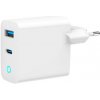 GEM Gembird TA-UC-PDQC65L-W-01 nabíjačka na PDA a mobilné telefóny Univerzálne Biela AC Rýchle nabíjanie Vnútorný GEM Gembird TA-UC-PDQC65L-W-01 nabíjačka na PDA a mobilné telefóny Univerzálne Biela AC Rýchle nabíjanie Vnútorný