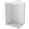 Mexen Kioto, sprchová zástena Walk-In 120 x 200 cm, 8mm sklo s rebrovým vzorom, zlatý matný profil, 800-120-101-55-09 Mexen Kioto, sprchová zástena Walk-In 120 x 200 cm, 8mm sklo s rebrovým vzorom, zlatý matný profil, 800-120-101-55-09