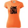 Swimming is in my DNA - Dámske Fantasy športové (dresovina) - XS ( Neon mandarine ) Swimming is in my DNA - Dámske Fantasy športové (dresovina) - XS ( Neon mandarine )