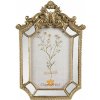 Clayre & Eef Zlatý antik fotorámik so zrkadlami a ornamentmi - 15*3*22 cm / 10*15 cm - Clayre & Eef Clayre & Eef Zlatý antik fotorámik so zrkadlami a ornamentmi - 15*3*22 cm / 10*15 cm - Clayre & Eef